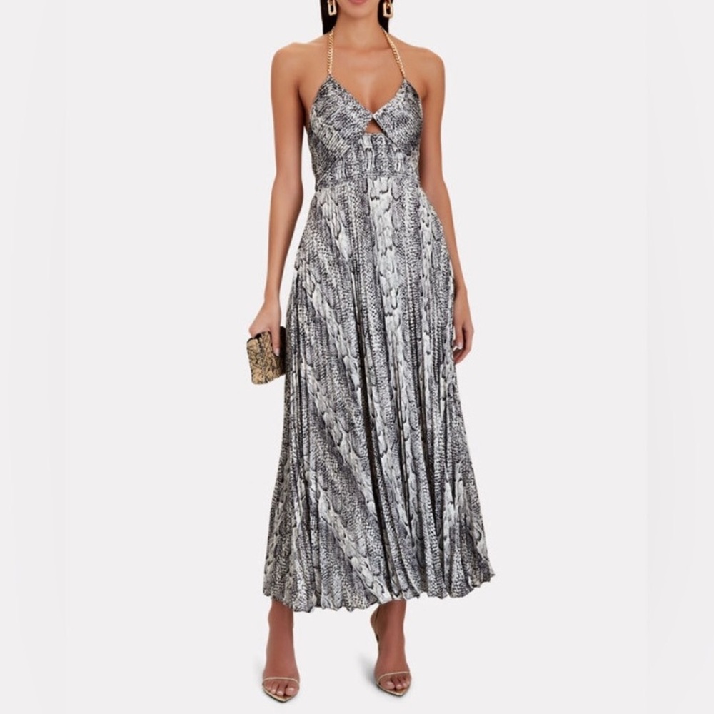 Nwt INTERMIX juniper snake print maxi dress size 4